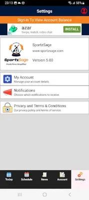 SportzSage android App screenshot 0